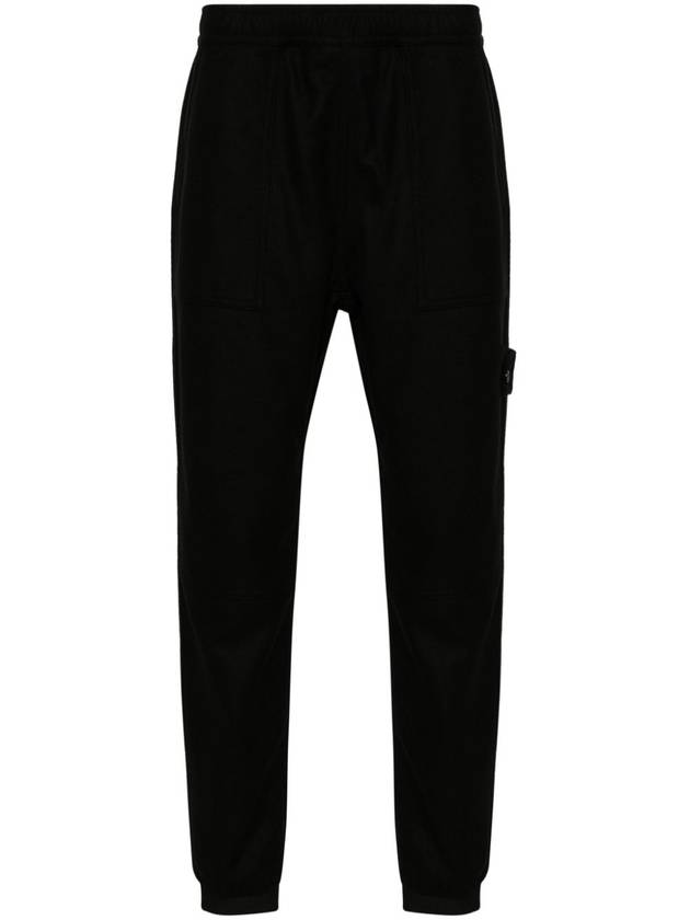 Ghost Regular Track Pants Black - STONE ISLAND - BALAAN 3