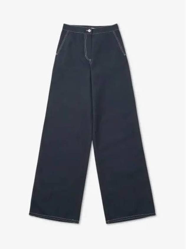 Stitch Banding Straight Pants Navy - SUNNEI - BALAAN 2