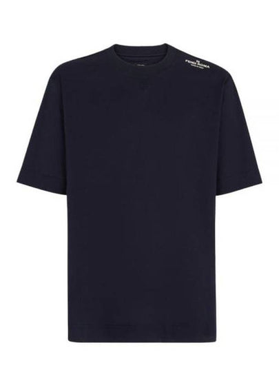 Jersey Short Sleeve T-Shirt Blue - FENDI - BALAAN 2