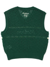 Malbon Script Crochet Vest GREEN WOMAN - MALBON GOLF - BALAAN 2