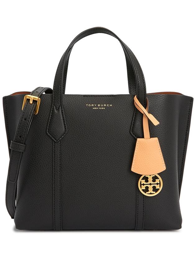 Perry Triple Compartment Small Tote Bag Black - TORY BURCH - BALAAN 2