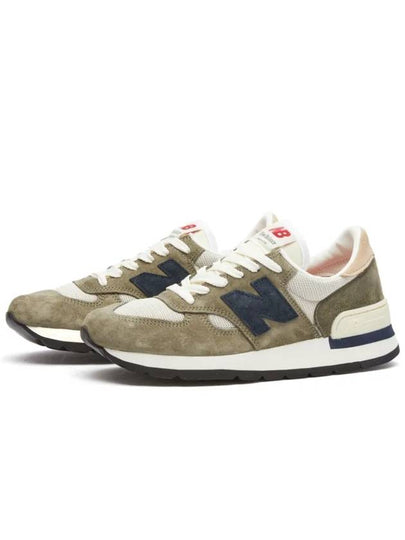 990 Low Top Sneakers Olive - NEW BALANCE - BALAAN 2