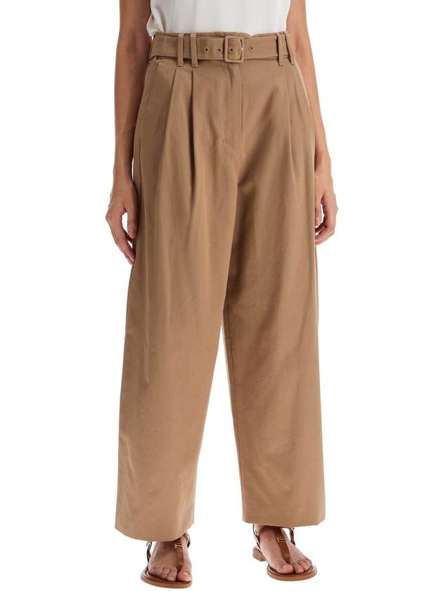 Dina wide pants beige - S MAX MARA - BALAAN 3