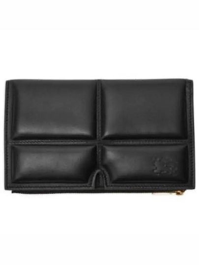 Quilted Leather Medium Wallet Black - BURBERRY - BALAAN 2