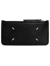 Stitch Zipper Card Wallet Black - MAISON MARGIELA - BALAAN 2