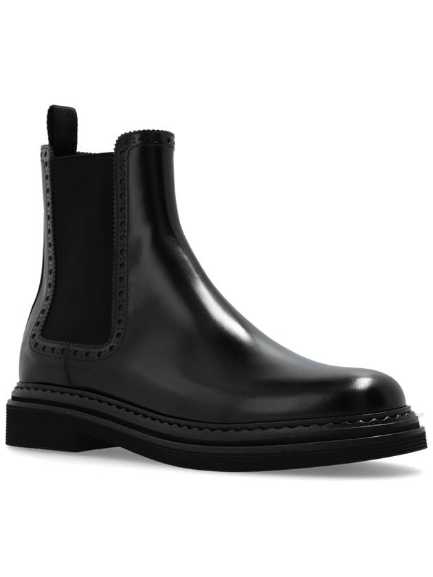 Dolce & Gabbana Leather Chelsea Boots Dolce & Gabbana, Women's, Black - DOLCE&GABBANA - BALAAN 4