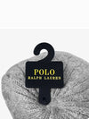 Polo Bear Cable Knit Wool Beanie Grey - POLO RALPH LAUREN - BALAAN 4