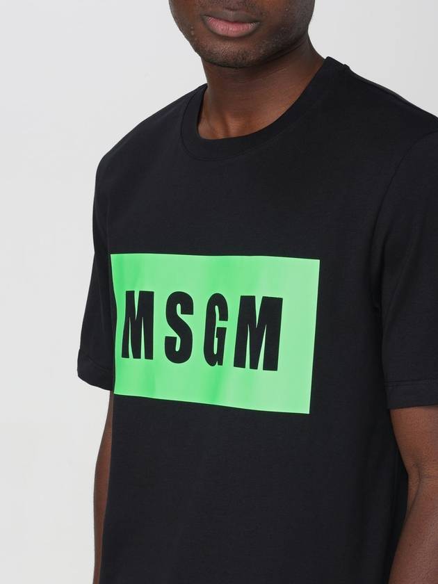 T-shirt di cotone con logo Msgm - MSGM - BALAAN 4