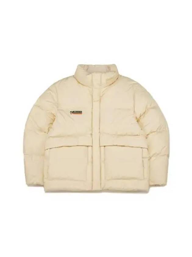 KODAK Apparel Rainbow Patch Duck Down Jacket IVORY - KODO - BALAAN 1