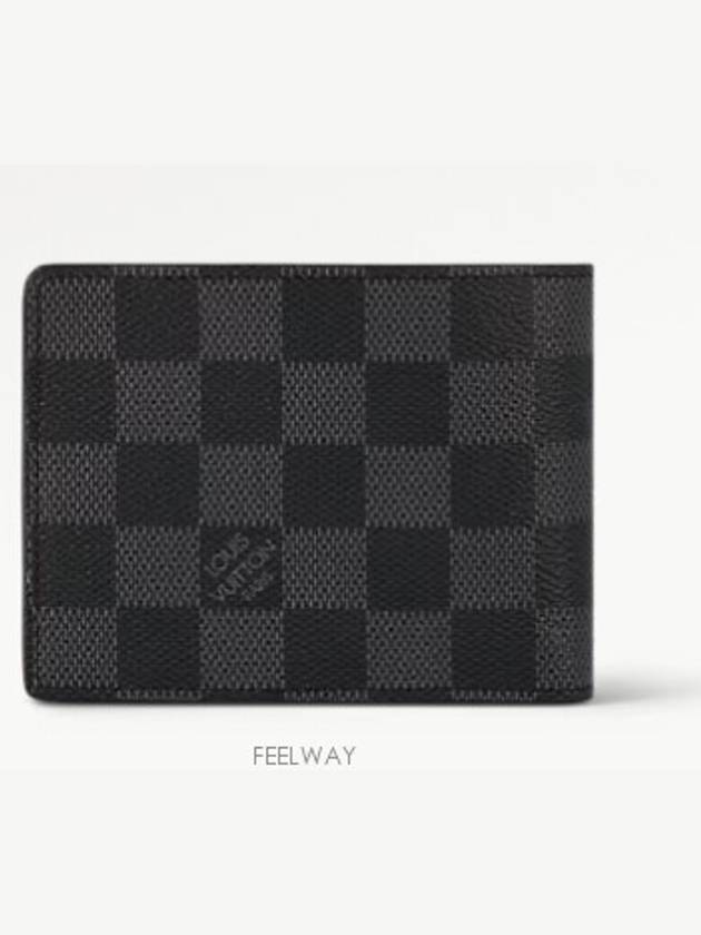 Slender Damier Half Wallet Grey - LOUIS VUITTON - BALAAN 5