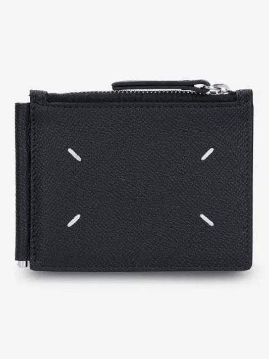 Stitch Money Clip Card Wallet Black - MAISON MARGIELA - BALAAN 2