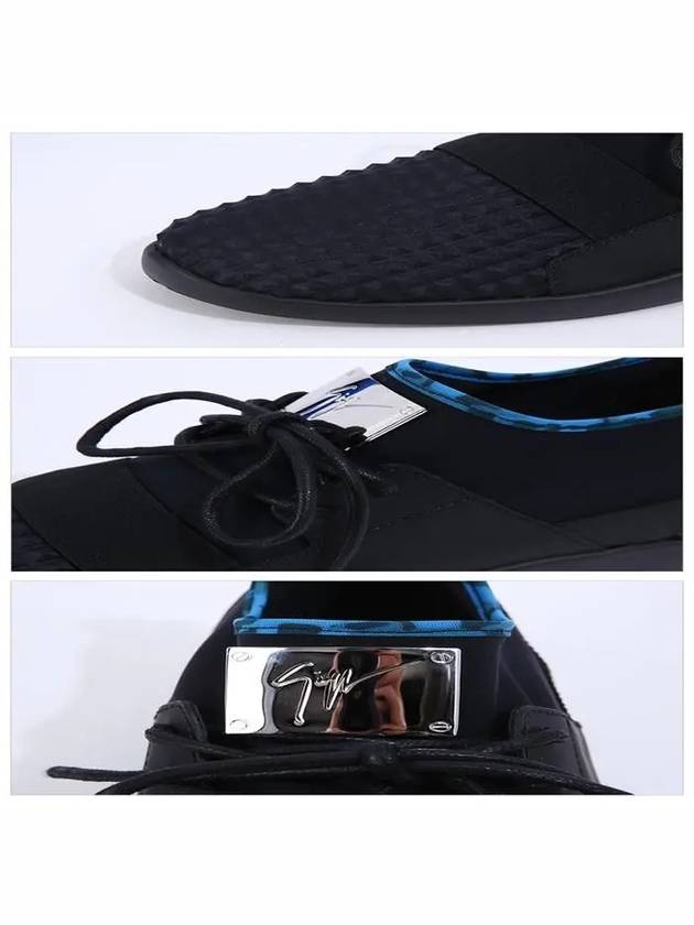 Corey Fabric Low Top Sneakers Black - GIUSEPPE ZANOTTI - BALAAN 6