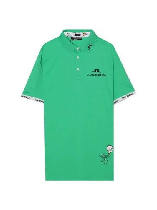 Knit KV PGA Golf Polo GMJT08542 M140 Men's Golf Polo - J.LINDEBERG - BALAAN 1