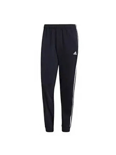 Essentials 3 Stripes Warm-Up Track Pants Black - ADIDAS - BALAAN 1