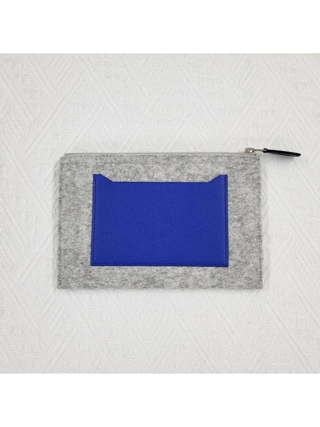 Todo Clutch Bag Gray - HERMES - BALAAN 3