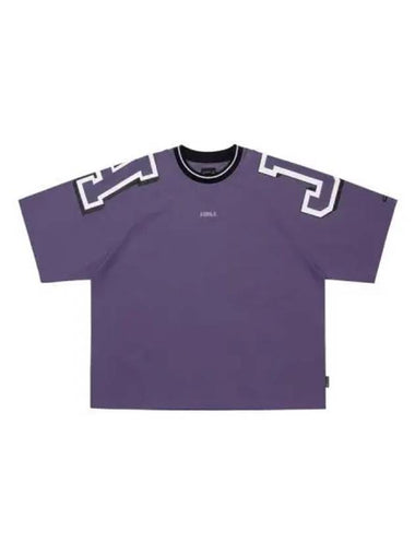 AJ Rugby Short Sleeve T Shirt Purple - AJOBYAJO - BALAAN 1