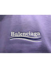 Political Campaign Medium Fit Hoodie Purple - BALENCIAGA - BALAAN 6