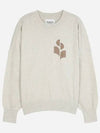 Marisans Logo Knit Top Light Grey - ISABEL MARANT - BALAAN 2