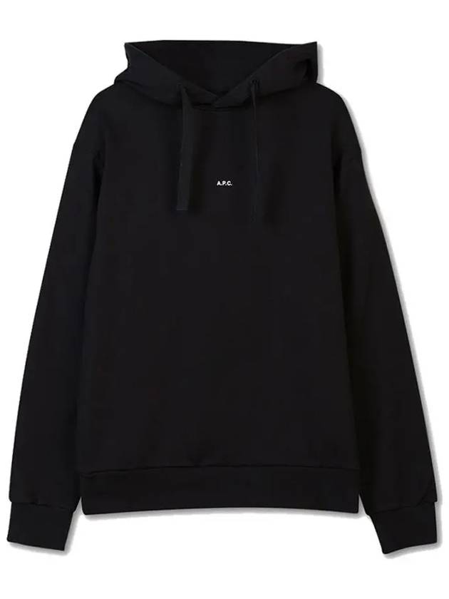 Larry Small Logo Hoodie Black - A.P.C. - BALAAN 3