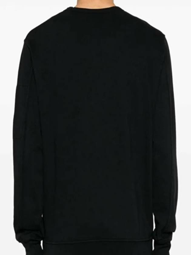 Light Fleece Sweatshirt Black - CP COMPANY - BALAAN 5