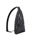 Duo Monogram Sling Bag Black - LOUIS VUITTON - BALAAN 3