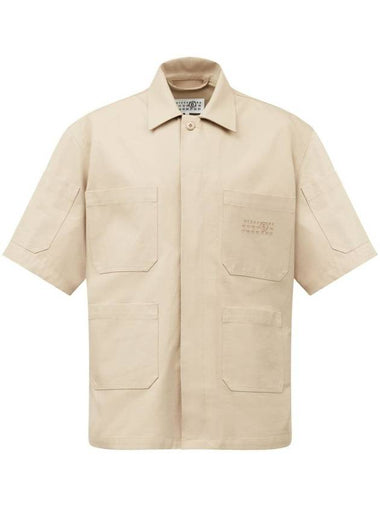 Mm6 Maison Margiela Cotton Gabardine Shirt - MAISON MARGIELA - BALAAN 1