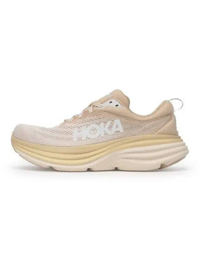 Bondi 8 Low Top Sneakers Shifting Sand Eggnog - HOKA ONE ONE - BALAAN 2