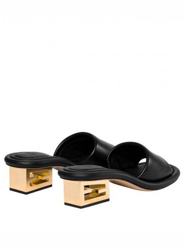 FF Baguette Motif Nappa Leather Sandals Black - FENDI - BALAAN 6