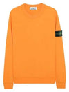 Wappen Patch Crew Neck Sweatshirt Orange - STONE ISLAND - BALAAN 2