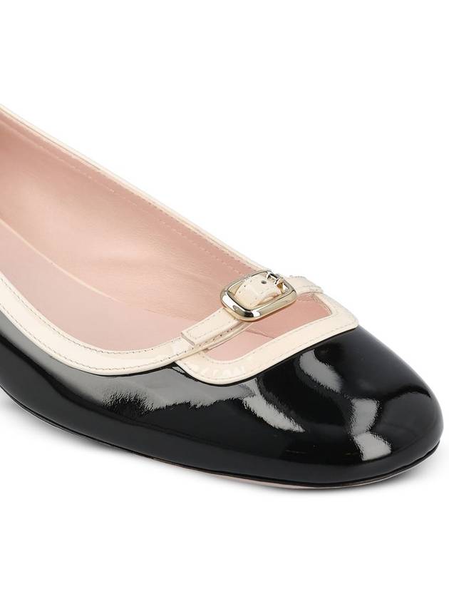 Viv Podium Patent Leather Ballerina Black - ROGER VIVIER - BALAAN 5