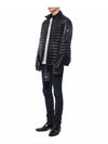 Althaus Grenoble Logo Down Padding Black - MONCLER - BALAAN 5