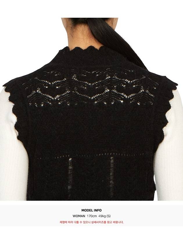 VANESSA WOMEN VEST WK036Z BLACK - ALLSAINTS - BALAAN 7