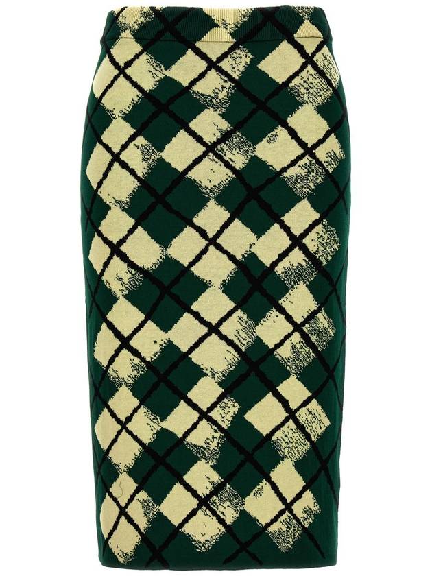 Skirt 8081136IVY Green - BURBERRY - BALAAN 2