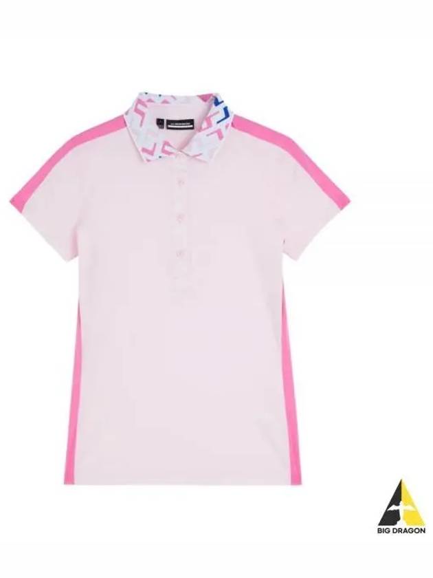 Golfwear Tilda Women's Collar Short Sleeve T-Shirt GWJT08473 S054 - J.LINDEBERG - BALAAN 2