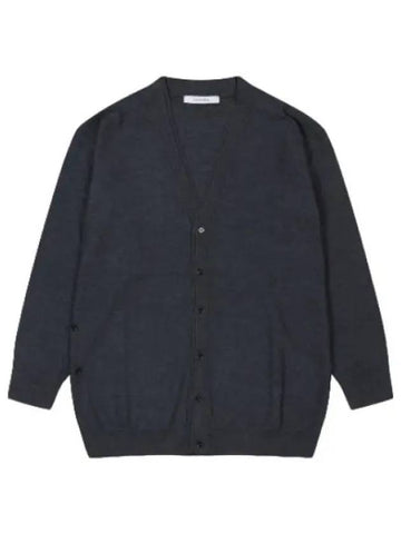 Twisted Cardigan Charcoal - LEMAIRE - BALAAN 1