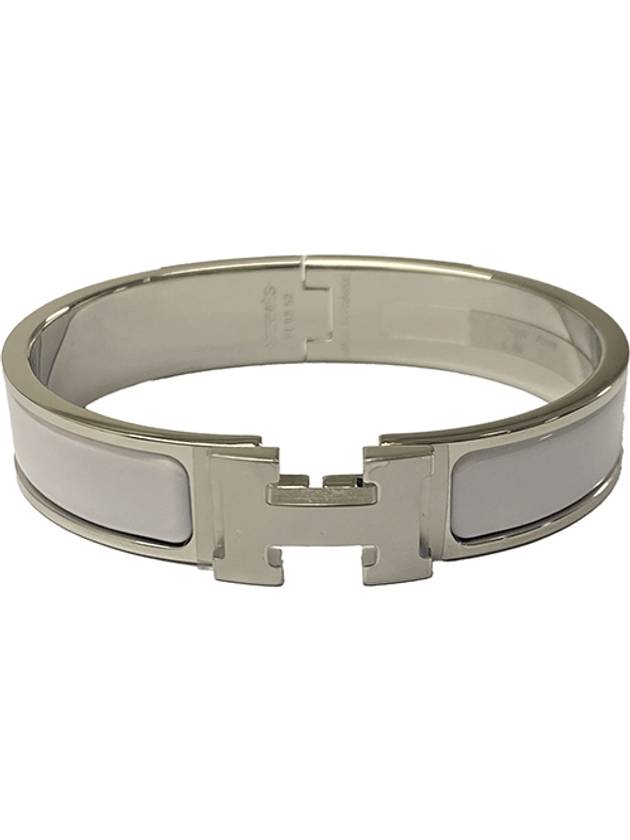 Clic H Bracelet Silver - HERMES - BALAAN 2