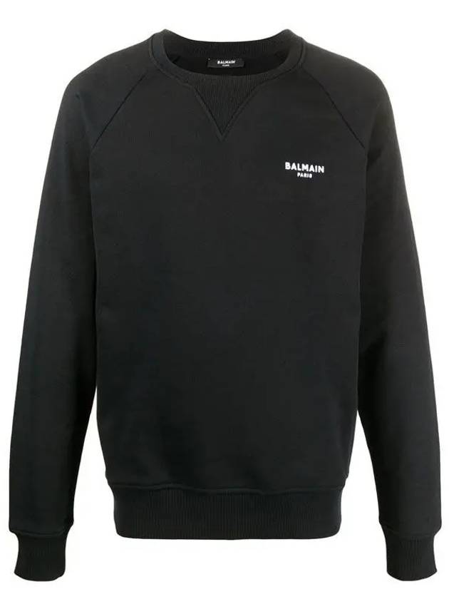 Logo Print Sweatshirt Black - BALMAIN - BALAAN 5