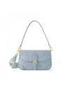 Diane Monogram Empreinte Leather Shoulder Bag Blue - LOUIS VUITTON - BALAAN 1