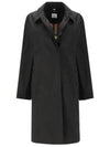 Gabardine Trench Coat Black - BURBERRY - BALAAN 2