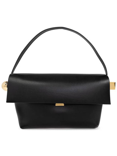 The Large Ronde Carre Shoulder Bag Black - JACQUEMUS - BALAAN 2