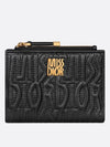 Women s Miss Dior Dahlia Half Wallet Black S3602UBTK M900 - DIOR - BALAAN 1