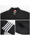 Poly Twill 4-Bar Oversized Knit Down Bomber Jacket Charcoal - THOM BROWNE - BALAAN 7