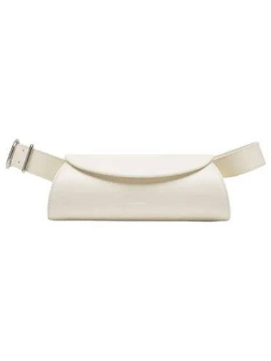 Mini Canolo Shoulder Bag Eggshell - JIL SANDER - BALAAN 1