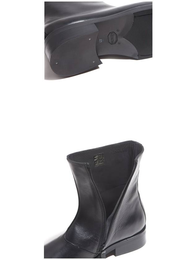 Camion Black Leather Zipper Ankle Boots - OUR LEGACY - BALAAN 8