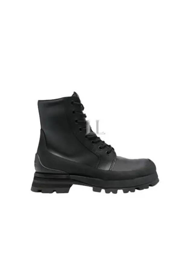 Wander Leather Combat Boots Black - ALEXANDER MCQUEEN - BALAAN 2