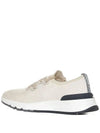 Stretch Knit Low Top Sneakers White - BRUNELLO CUCINELLI - BALAAN 4