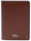 Pebble Logo Print Card Wallet Brown - MULBERRY - BALAAN 3