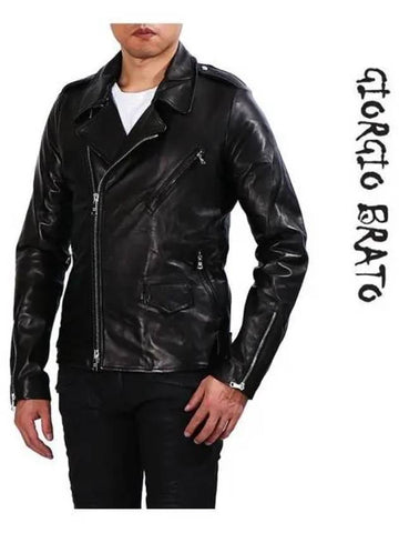 Men s leather jacket 271946 - GIORGIO BRATO - BALAAN 1