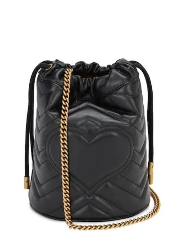 Mini GG MARMONT 2 0 Marmont leather bucket bag - GUCCI - BALAAN 4