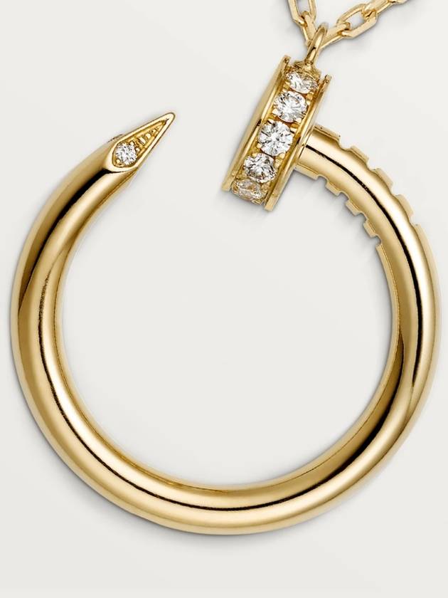 Just uncloux necklace yellow gold diamond women’s necklace - CARTIER - BALAAN 3